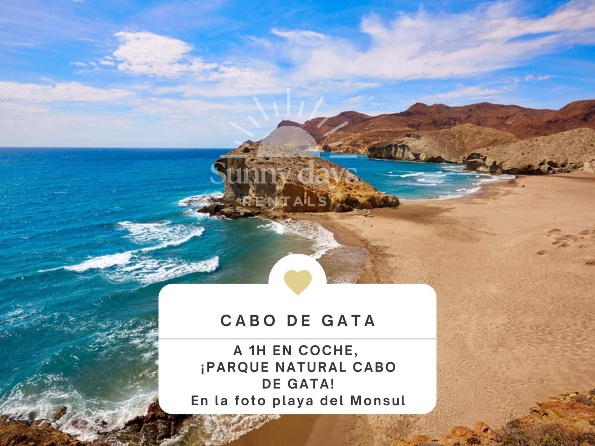 Acogedor Apartamento A 30 Metros De La Playa - Wifi - Smarttv Αλμερία Εξωτερικό φωτογραφία