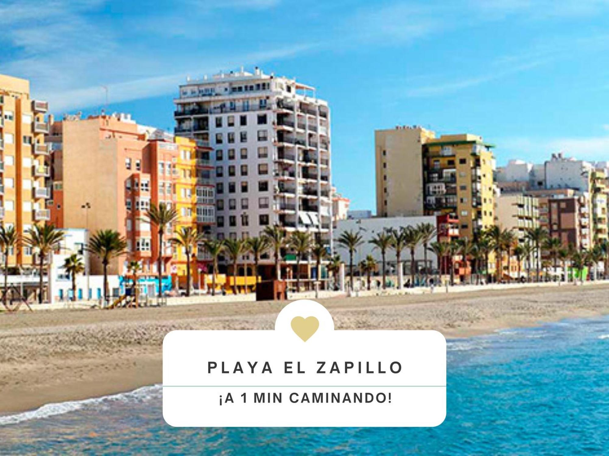 Acogedor Apartamento A 30 Metros De La Playa - Wifi - Smarttv Αλμερία Εξωτερικό φωτογραφία